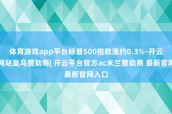 体育游戏app平台标普500指数涨约0.3%-开云平台网站皇马赞助商| 开云平台官方ac米兰赞助商 最新官网入口